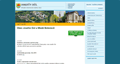 Desktop Screenshot of obec-josefuvdul.cz