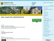 Tablet Screenshot of obec-josefuvdul.cz
